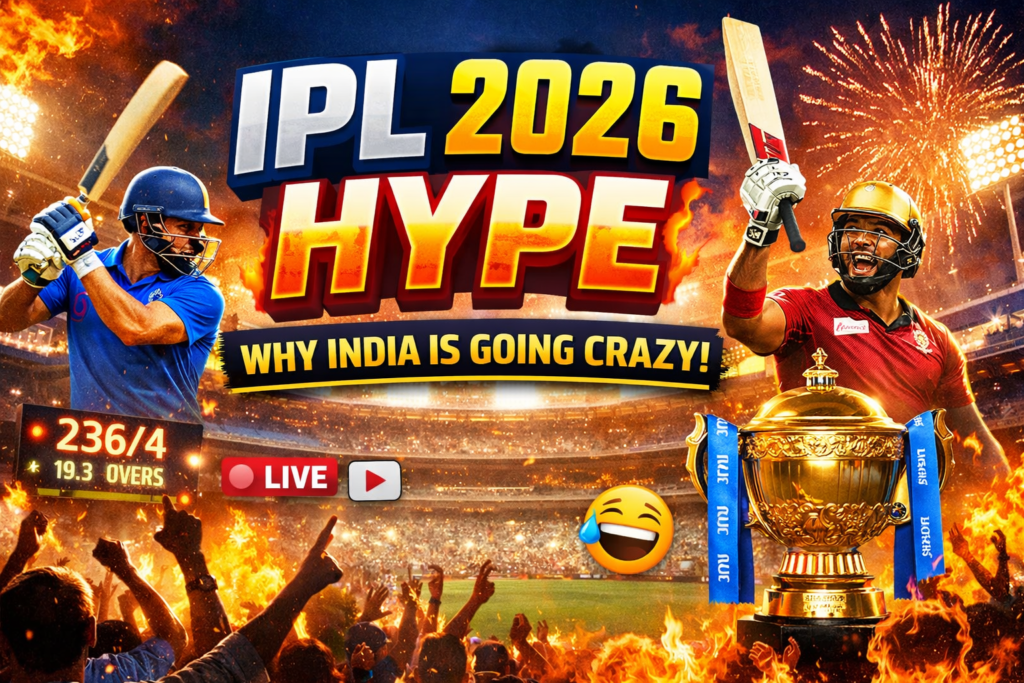 IPL 2026 hype: Why Everyone in India Is Talking About It Right Now